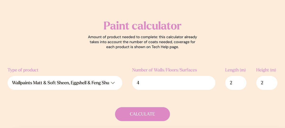 Paint calculator